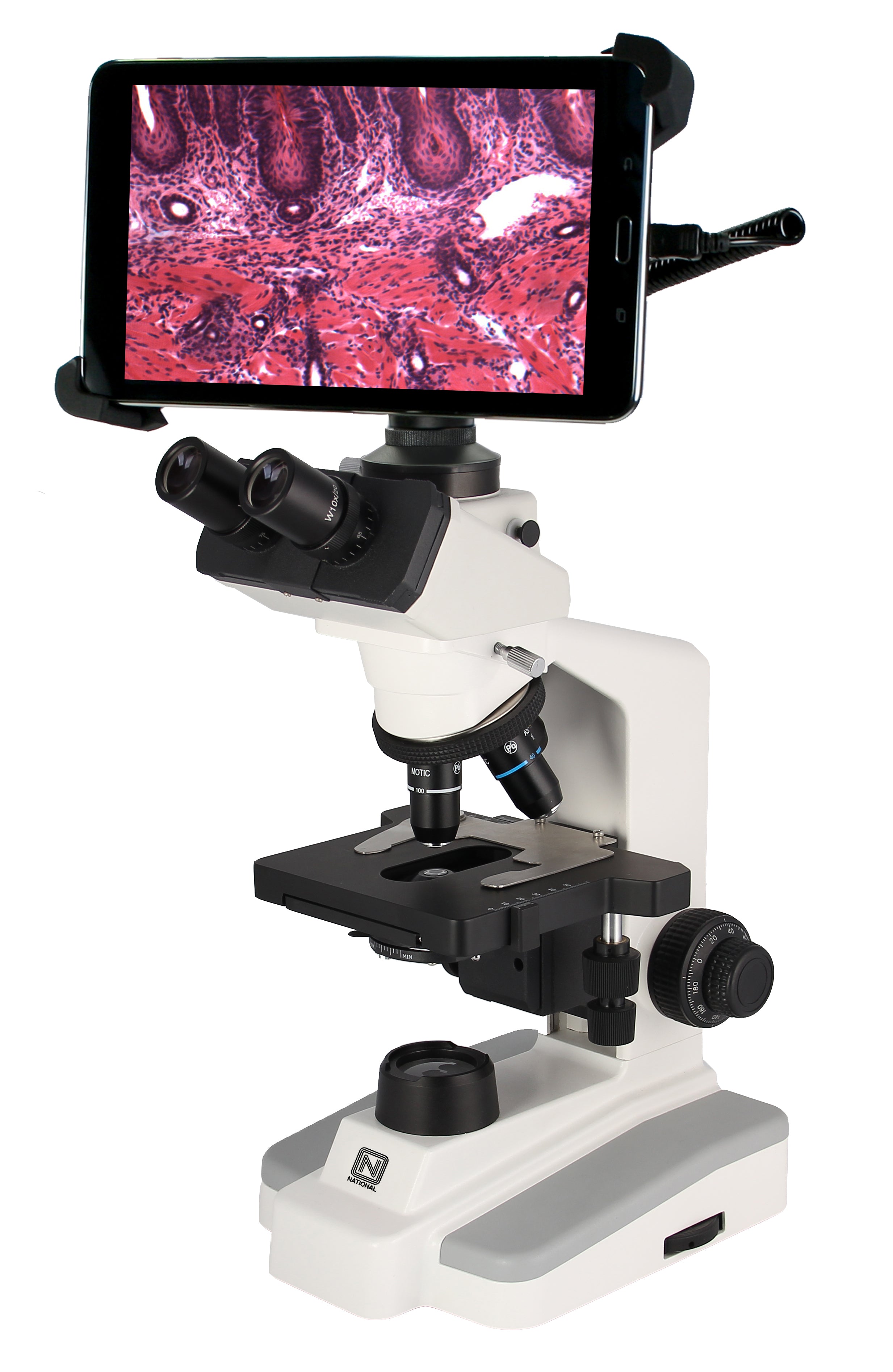 Compound Microscope with Integrated 8&quot; Tablet - BTI1-169-P